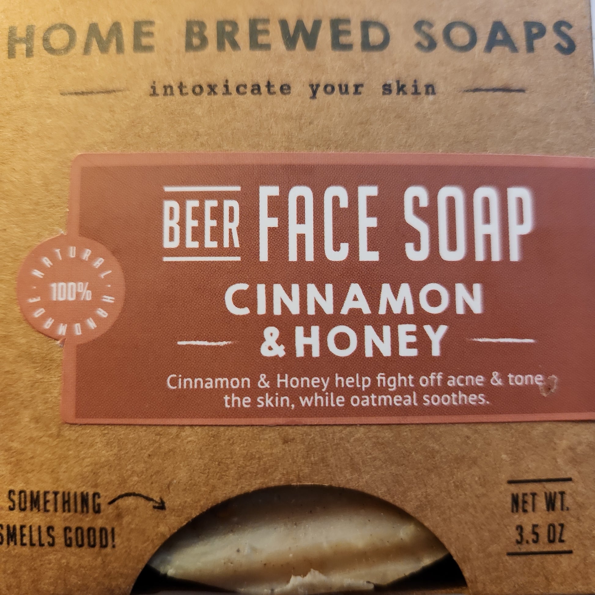 Cinnamon & Honey Beer Face Soap - Wiggle & Ding