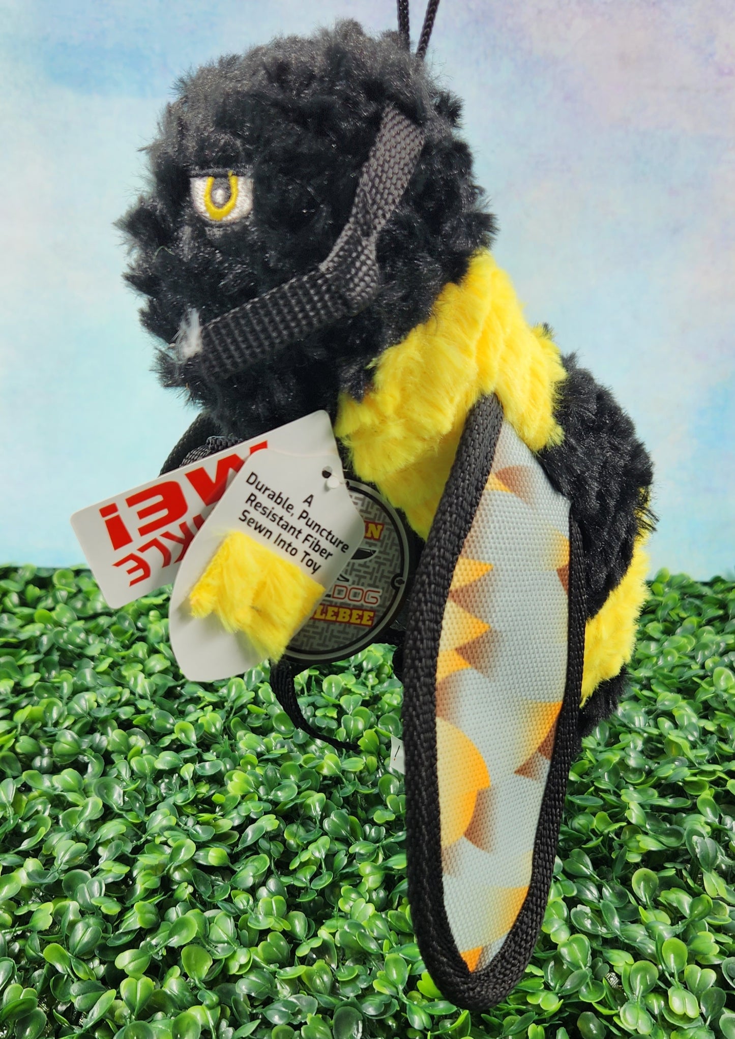 Steel Dog Bumble Bee Tough Toy - Wiggle & Ding