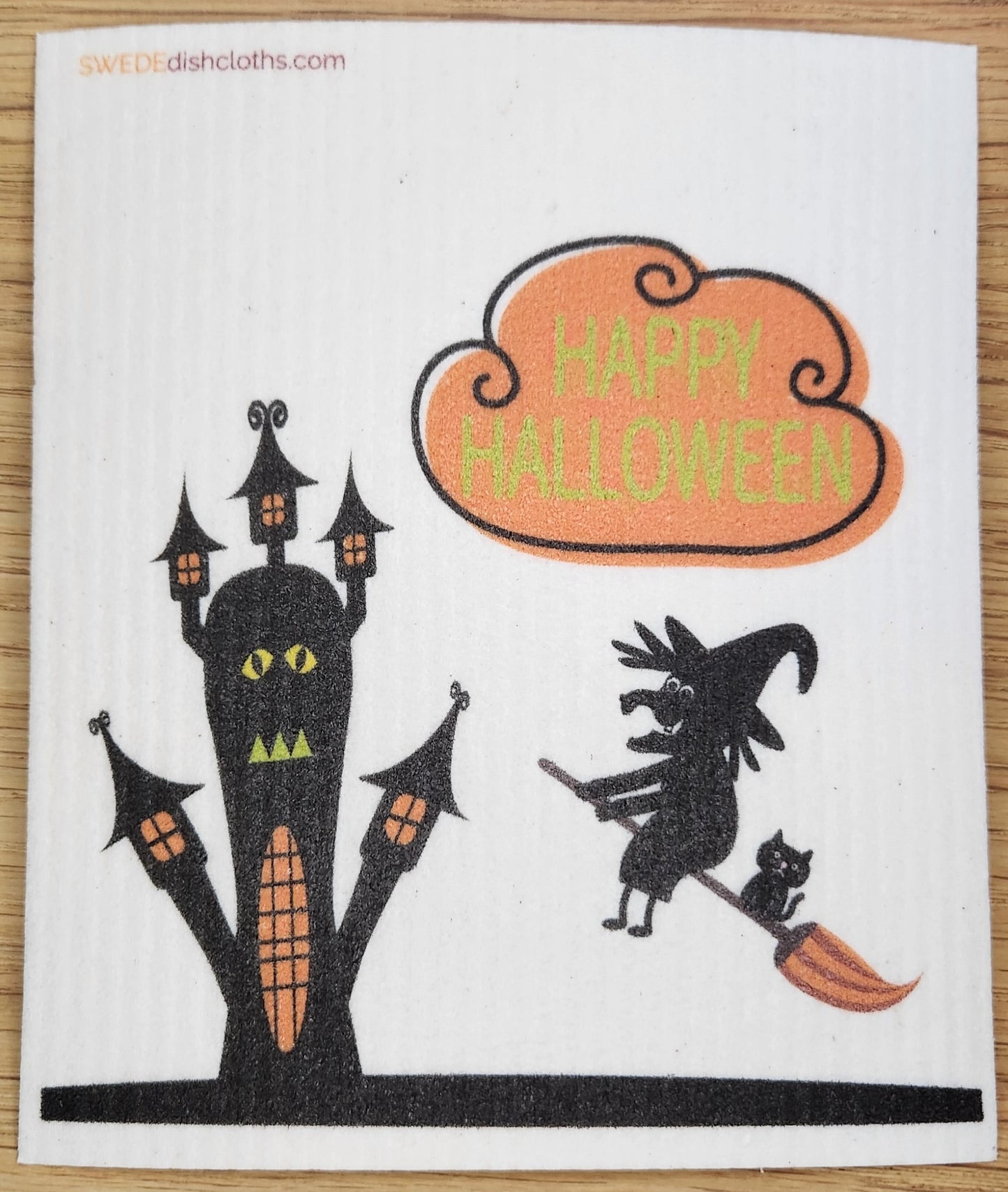 Swedish Dishcloth- Halloween - Wiggle & Ding