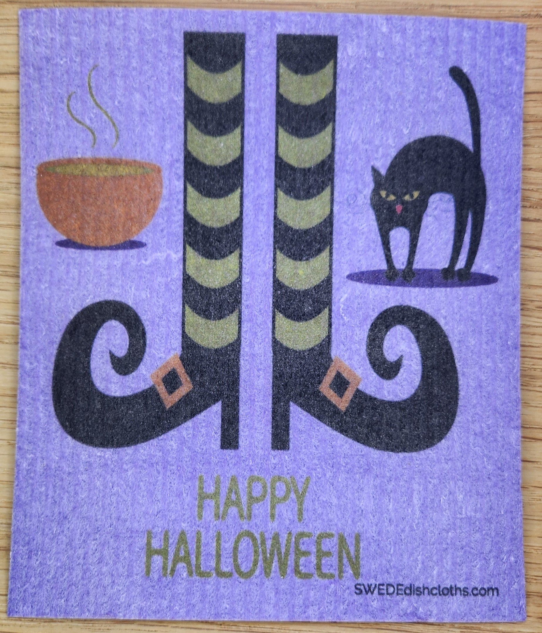 Swedish Dishcloth- Halloween - Wiggle & Ding