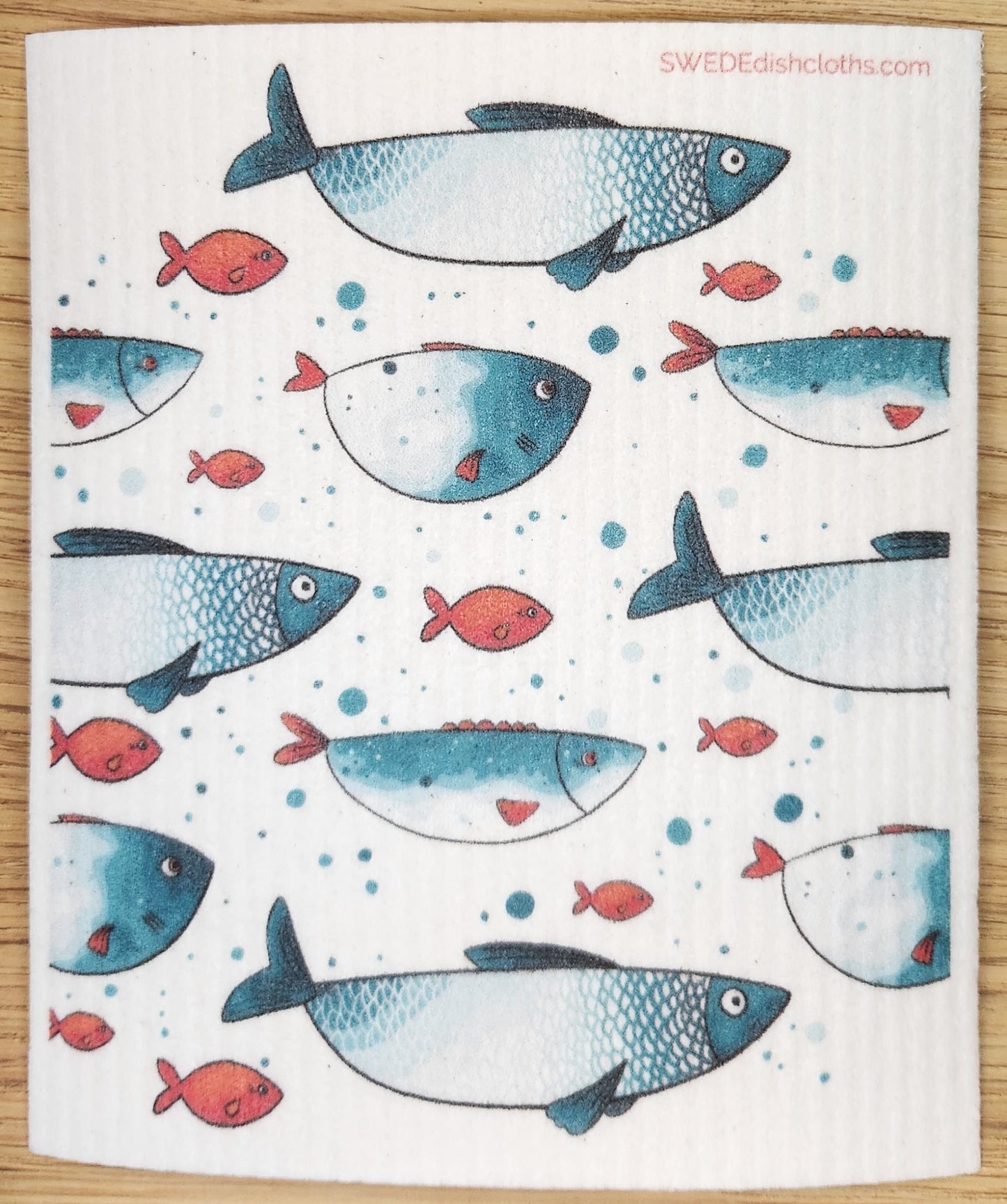 Swedish Dishcloths-Walk on the Beach - Wiggle & Ding