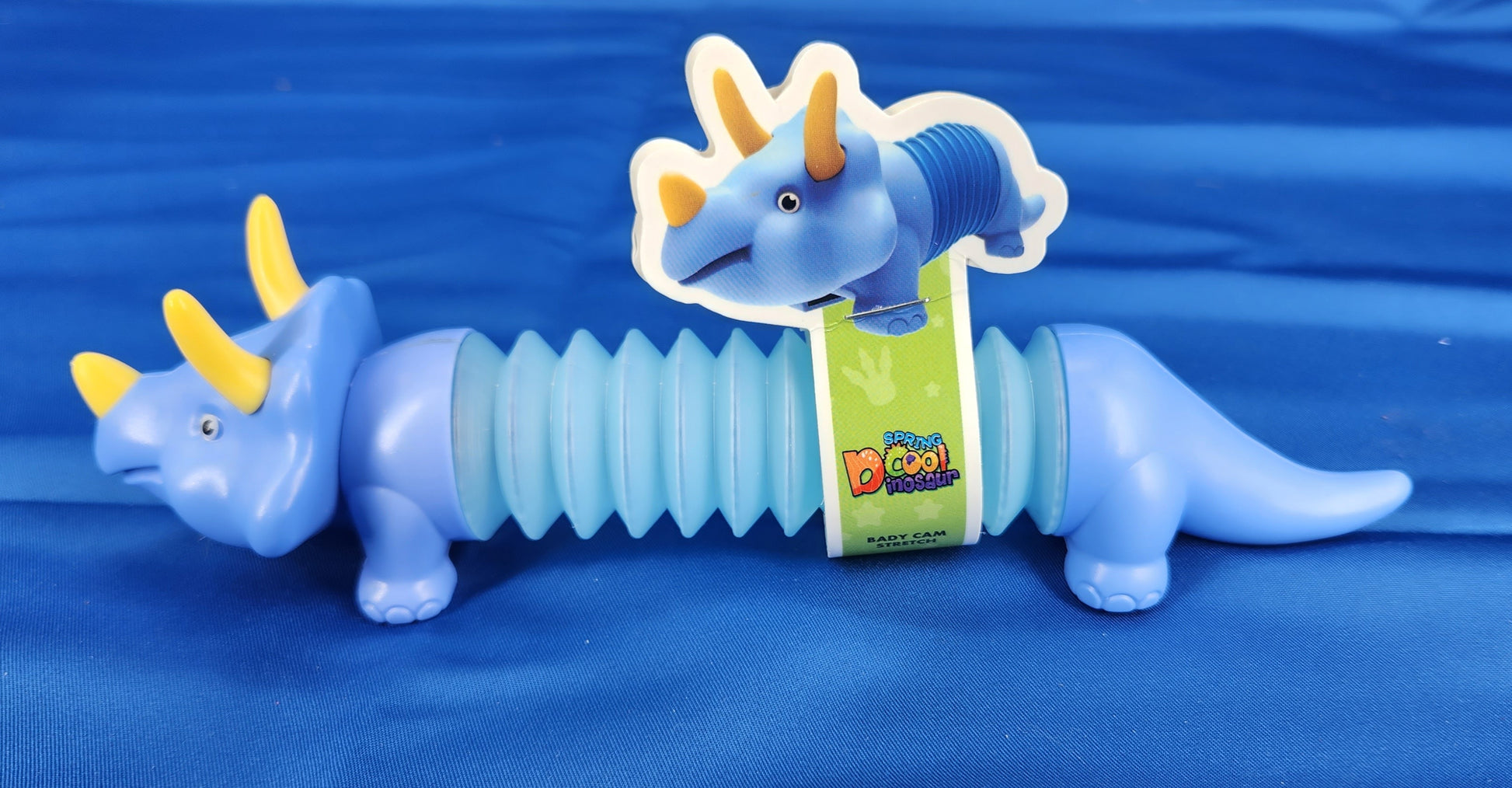 LED Dino- Triceratops - Wiggle & Ding