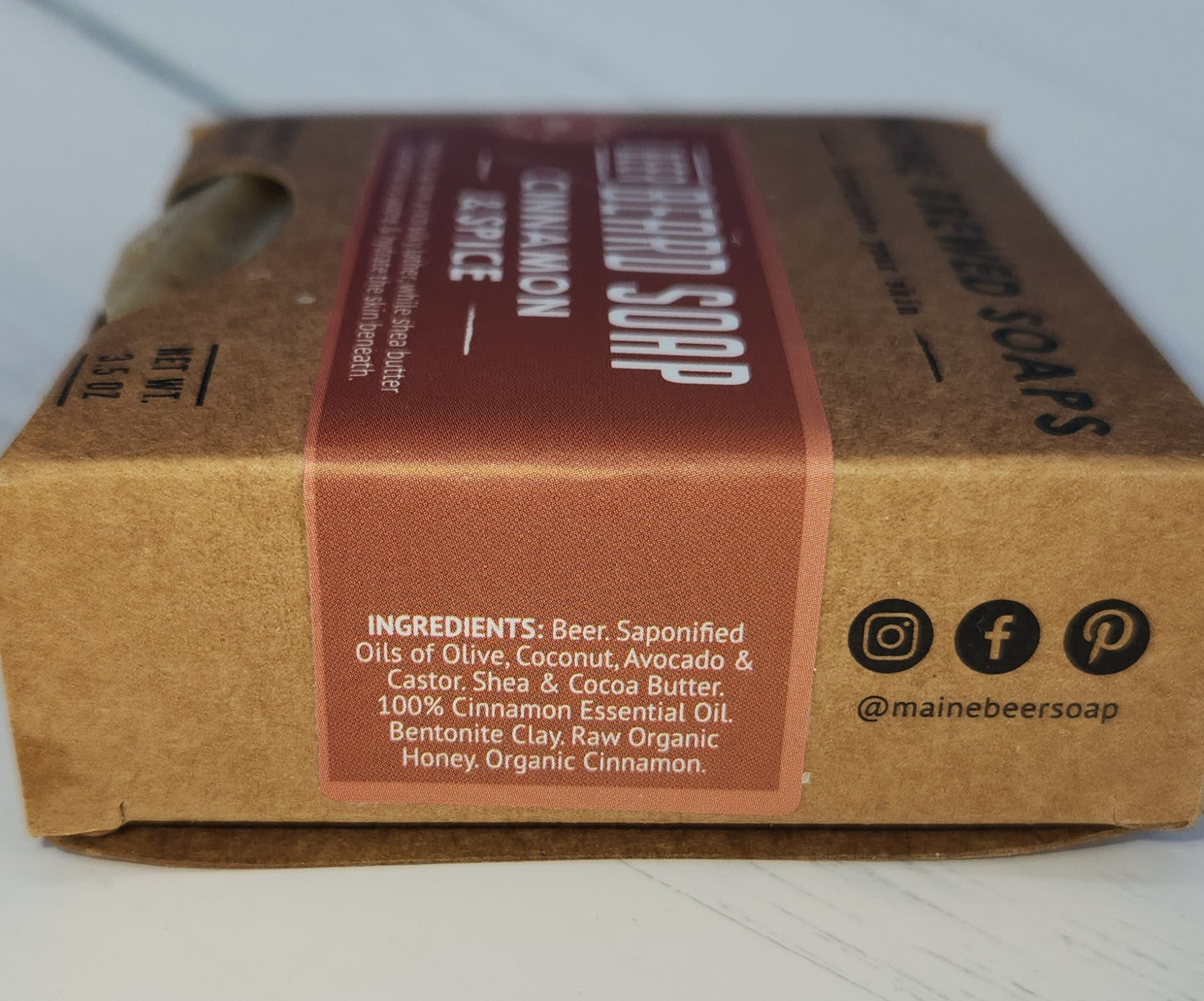 Cinnamon Spice Beard Beer Soap - Wiggle & Ding