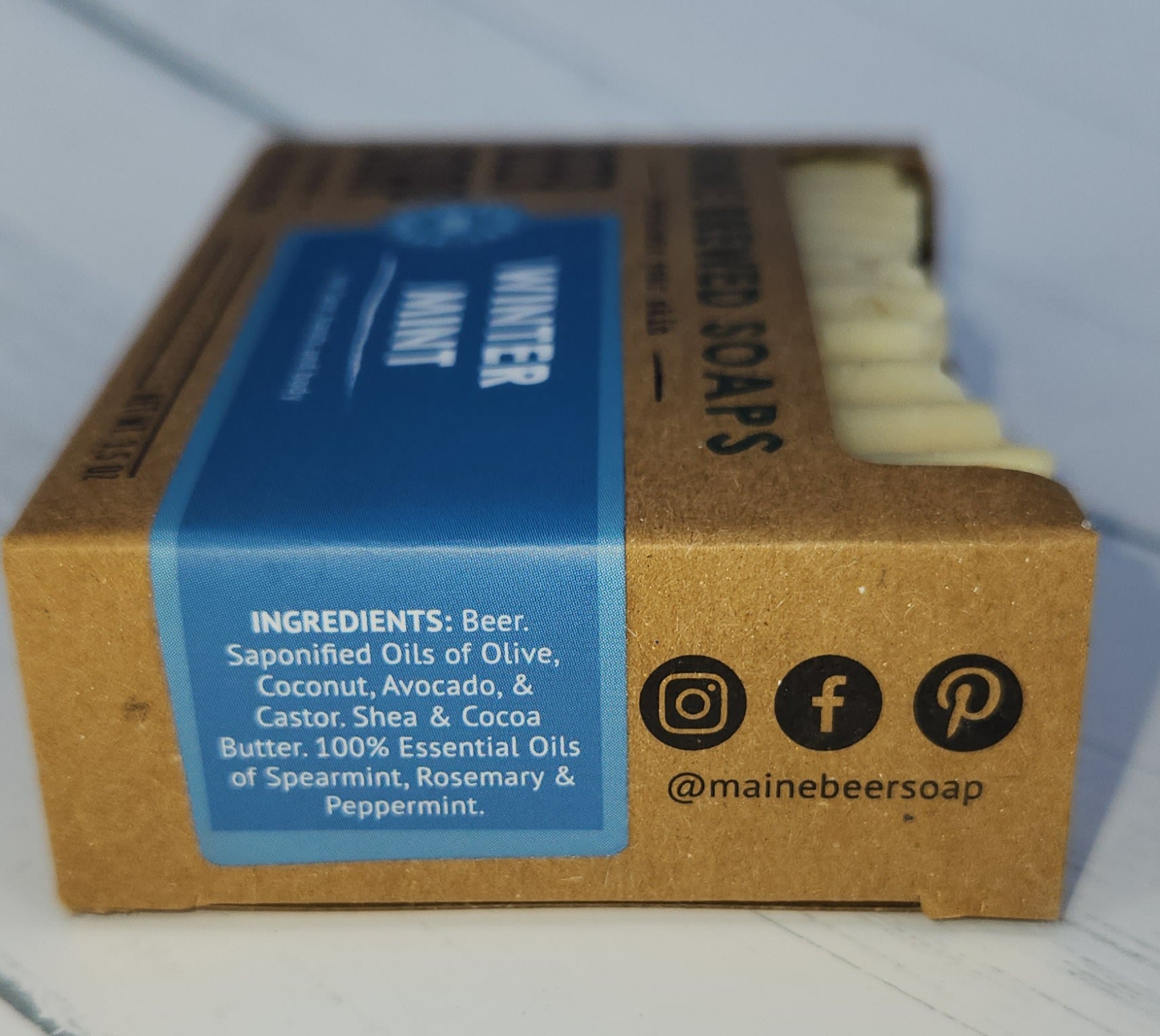 Winter Mint Beer Soap - Wiggle & Ding