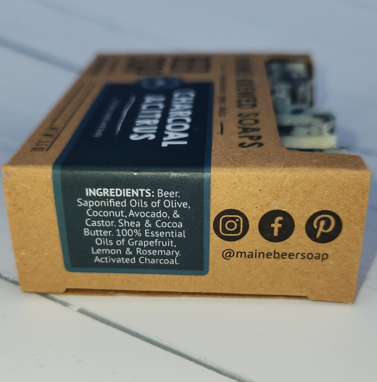 Charcoal & Citrus Beer Soap - Wiggle & Ding