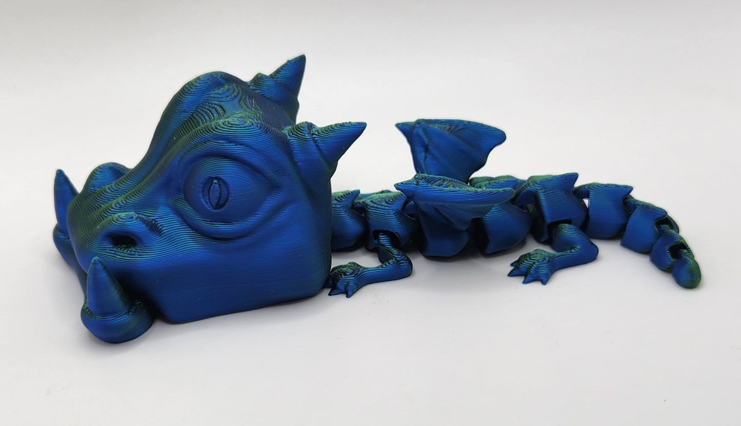 3D Dragon Cell Phone/Business Card Holder - Wiggle & Ding