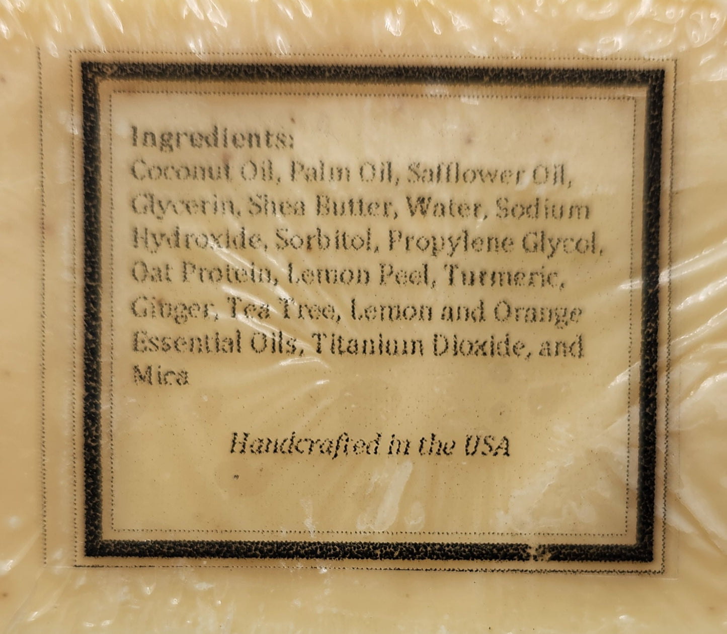 Turmeric and Ginger Soap - Wiggle & Ding