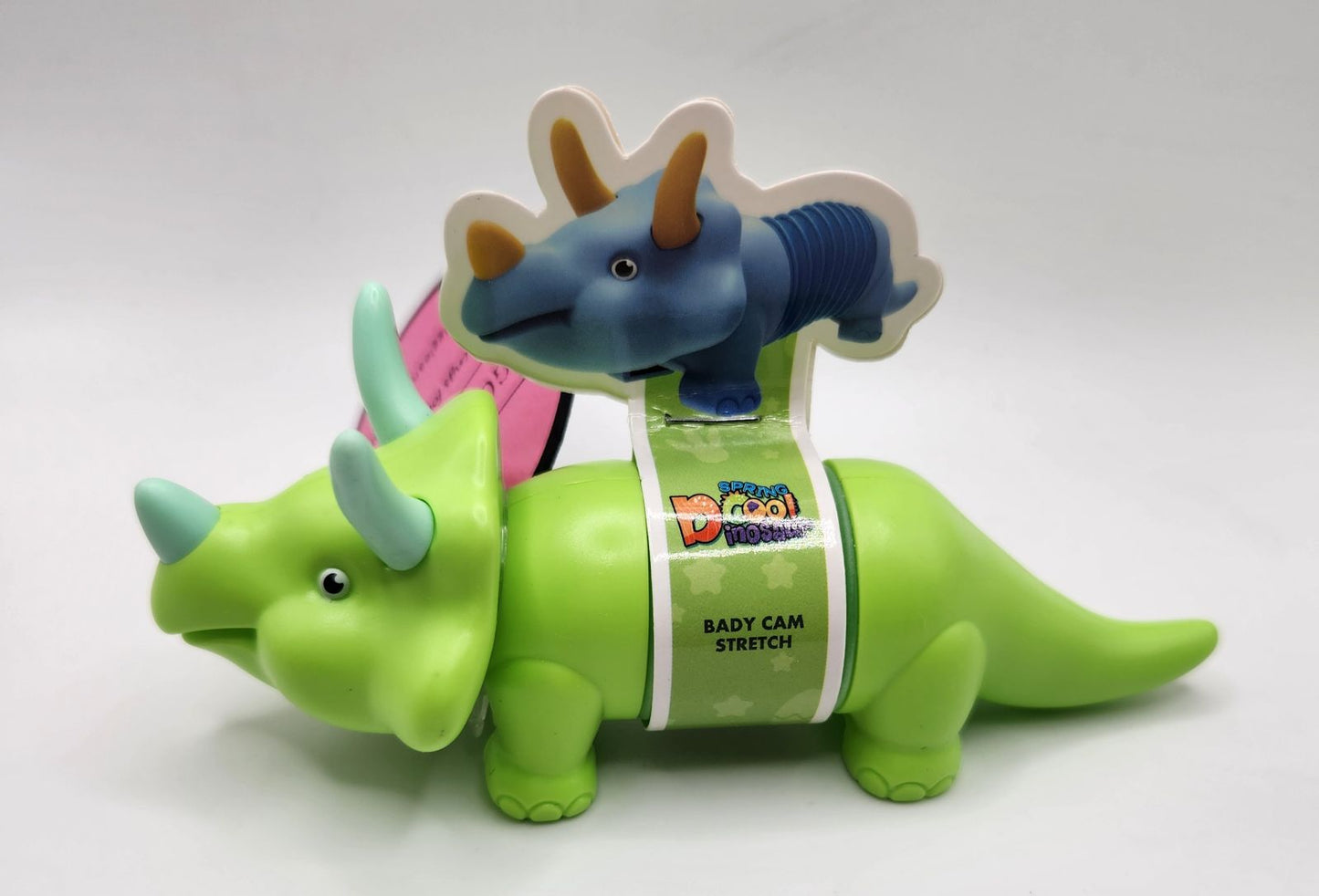 LED Dino- Triceratops - Wiggle & Ding