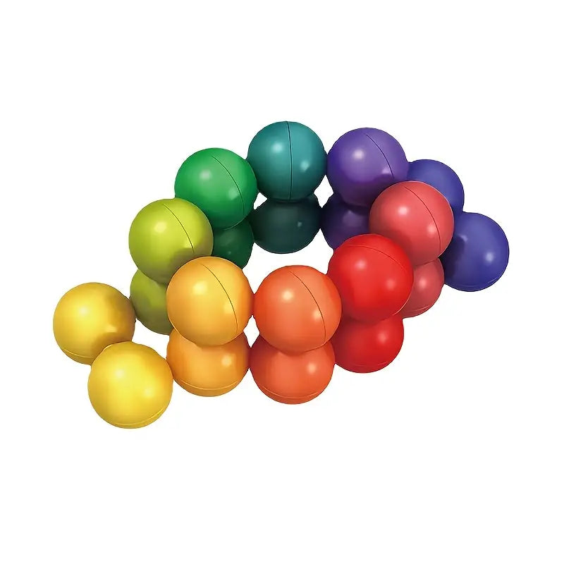 Rainbow Ball Educational Sensory Toy - Wiggle & Ding