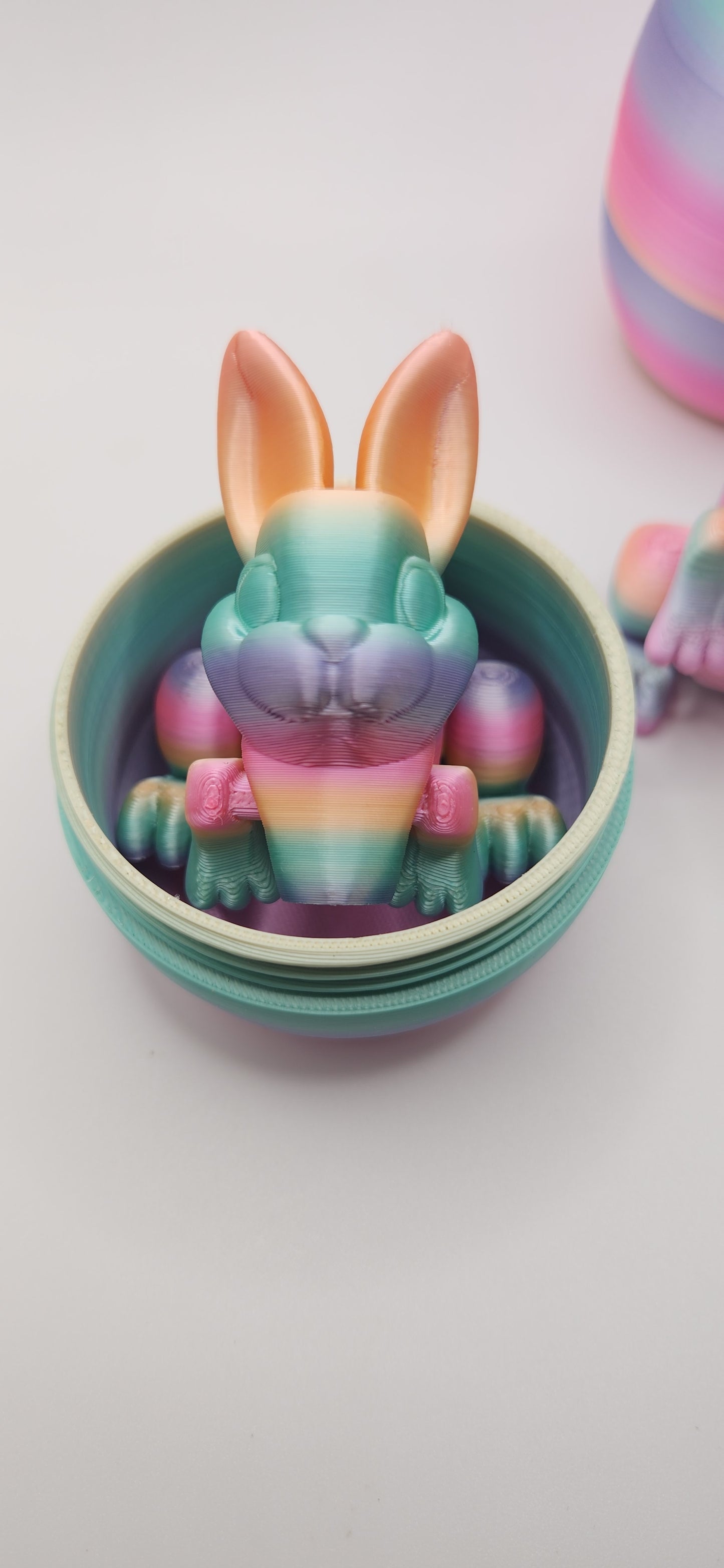 3D printed Bunny Eggs