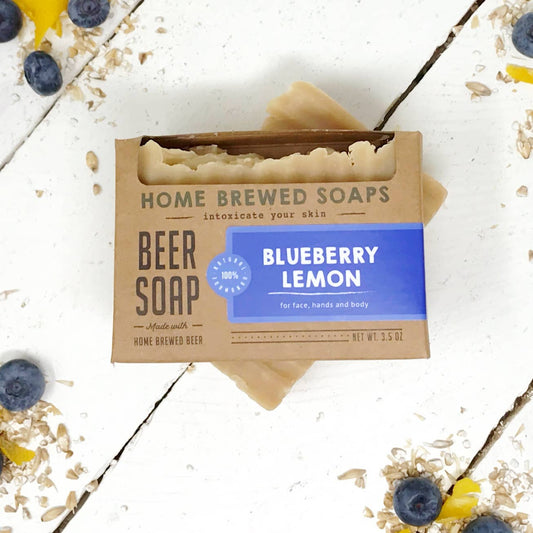 Blueberry Lemon Beer Soap - LIMITED EDTION SOAP!
