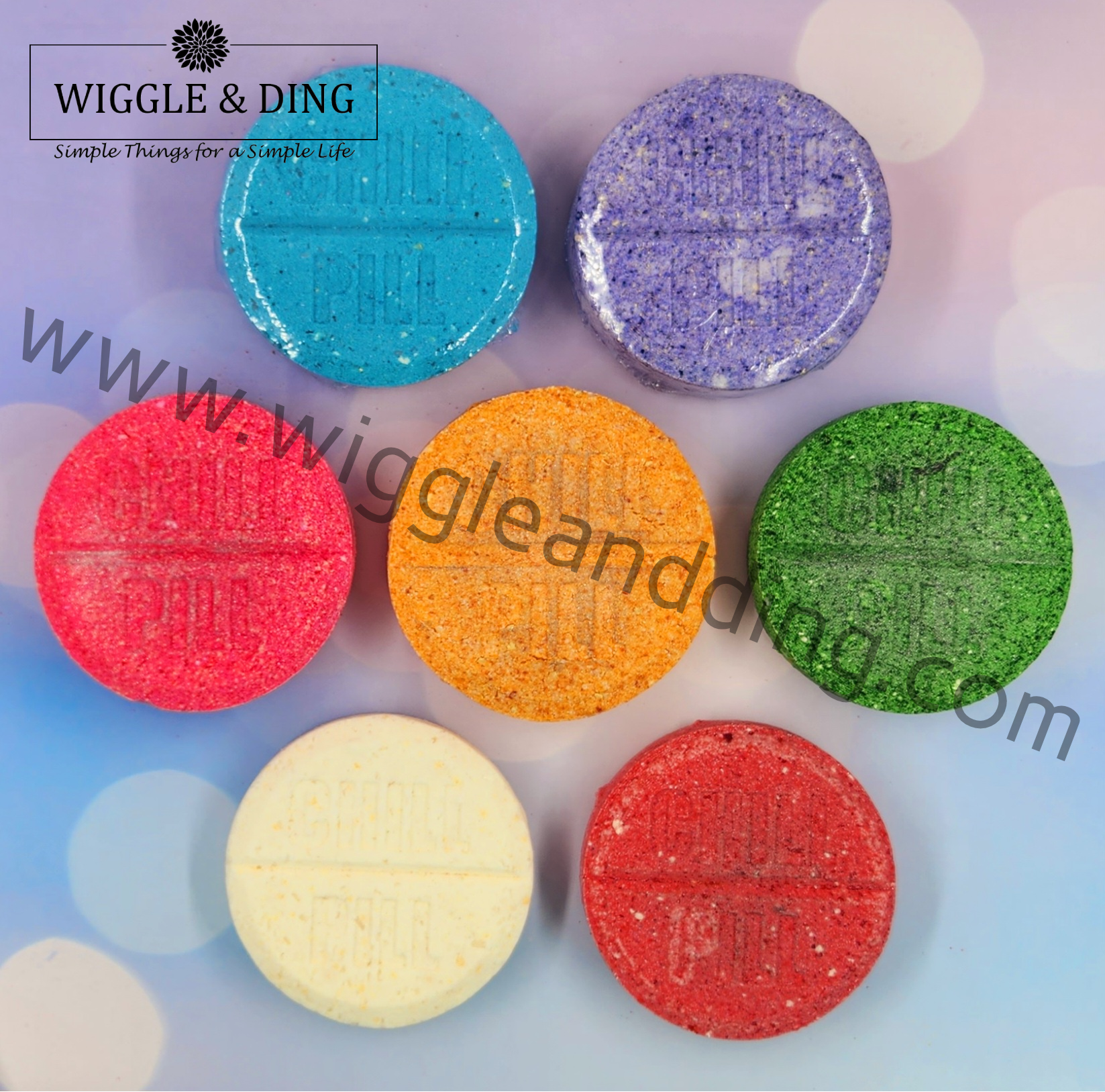 Chill Pill Bath Bombs - Wiggle & Ding