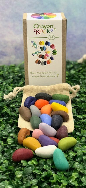 Crayons-ROCKS! Let's Play with ROCKS *Handmade, Draw, Write, Smile while we Create, Train, Sustain! (100% Handmade Soy) - Wiggle & Ding