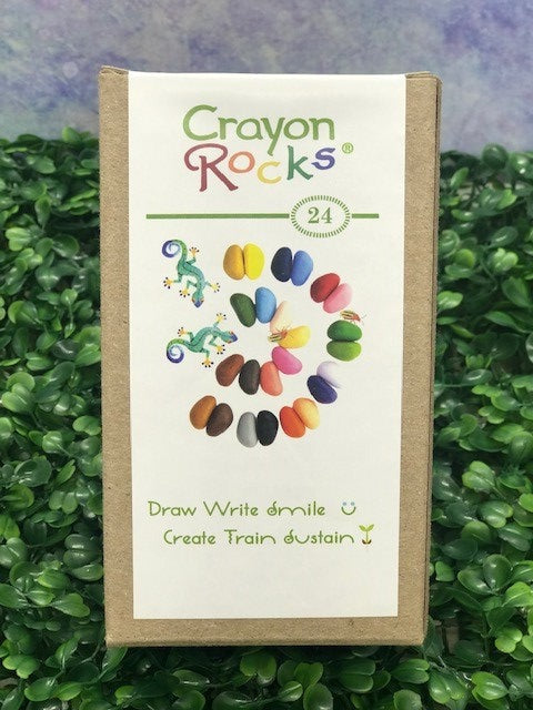 Crayons-ROCKS! Let's Play with ROCKS *Handmade, Draw, Write, Smile while we Create, Train, Sustain! (100% Handmade Soy) - Wiggle & Ding