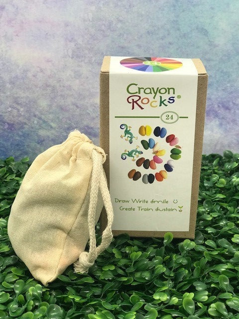 Crayons-ROCKS! Let's Play with ROCKS *Handmade, Draw, Write, Smile while we Create, Train, Sustain! (100% Handmade Soy) - Wiggle & Ding