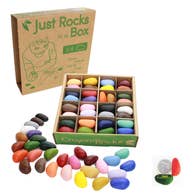 Crayons-ROCKS! Let's Play with ROCKS *Handmade, Draw, Write, Smile while we Create, Train, Sustain! (100% Handmade Soy) - Wiggle & Ding
