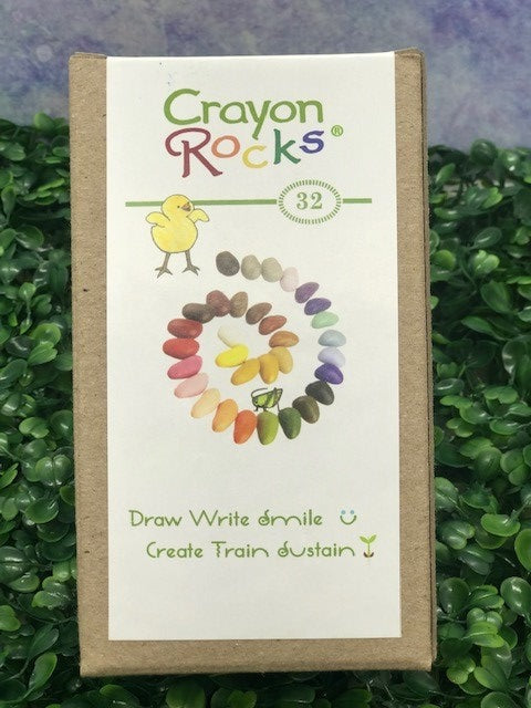 Crayons-ROCKS! Let's Play with ROCKS *Handmade, Draw, Write, Smile while we Create, Train, Sustain! (100% Handmade Soy) - Wiggle & Ding