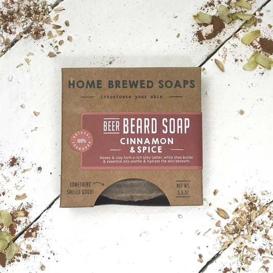 Cinnamon Spice Beard Beer Soap - Wiggle & Ding