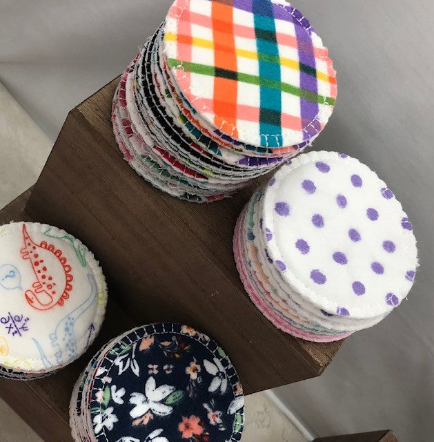 Facial Rounds (5) Cotton Cleaning Pad (Assorted) - Wiggle & Ding