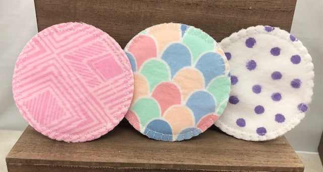 Facial Rounds (5) Cotton Cleaning Pad (Assorted) - Wiggle & Ding