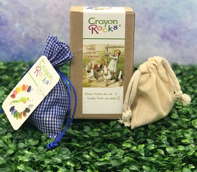 Crayons-ROCKS! Let's Play with ROCKS *Handmade, Draw, Write, Smile while we Create, Train, Sustain! (100% Handmade Soy) - Wiggle & Ding