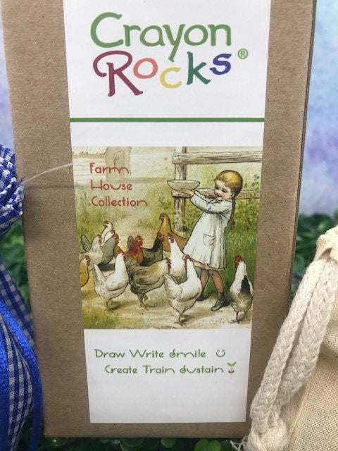 Crayons-ROCKS! Let's Play with ROCKS *Handmade, Draw, Write, Smile while we Create, Train, Sustain! (100% Handmade Soy) - Wiggle & Ding