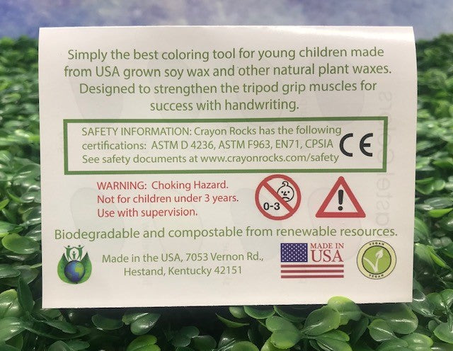 Crayons-ROCKS! Let's Play with ROCKS *Handmade, Draw, Write, Smile while we Create, Train, Sustain! (100% Handmade Soy) - Wiggle & Ding