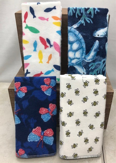 UnPaper Towels (3) Cotton Cleaning Wipes (Assorted) - Wiggle & Ding