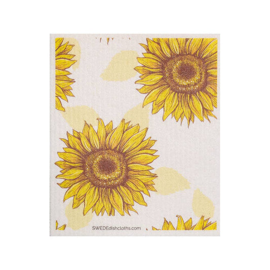 ! Swedish Dishcloth Blooming Sunflower