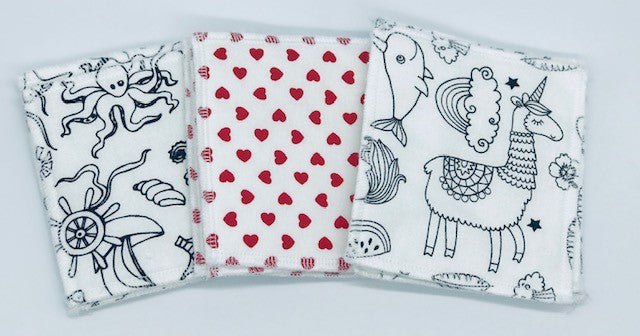 Towelettes/Makeup Remover/ Reusable Baby Soft Wipes - Wiggle & Ding