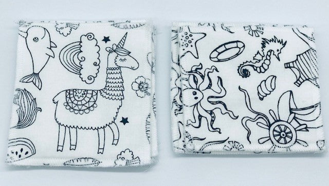 Towelettes/Makeup Remover/ Reusable Baby Soft Wipes - Wiggle & Ding