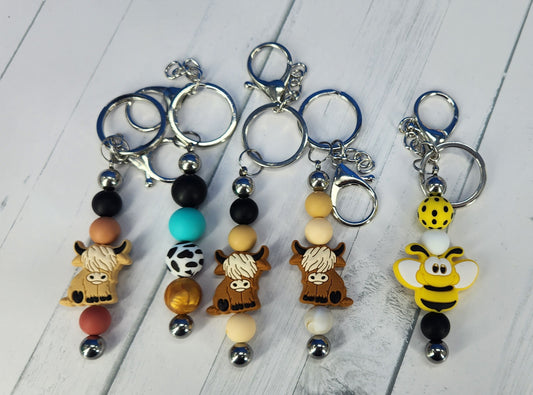 Silicone Keychain - Wiggle & Ding