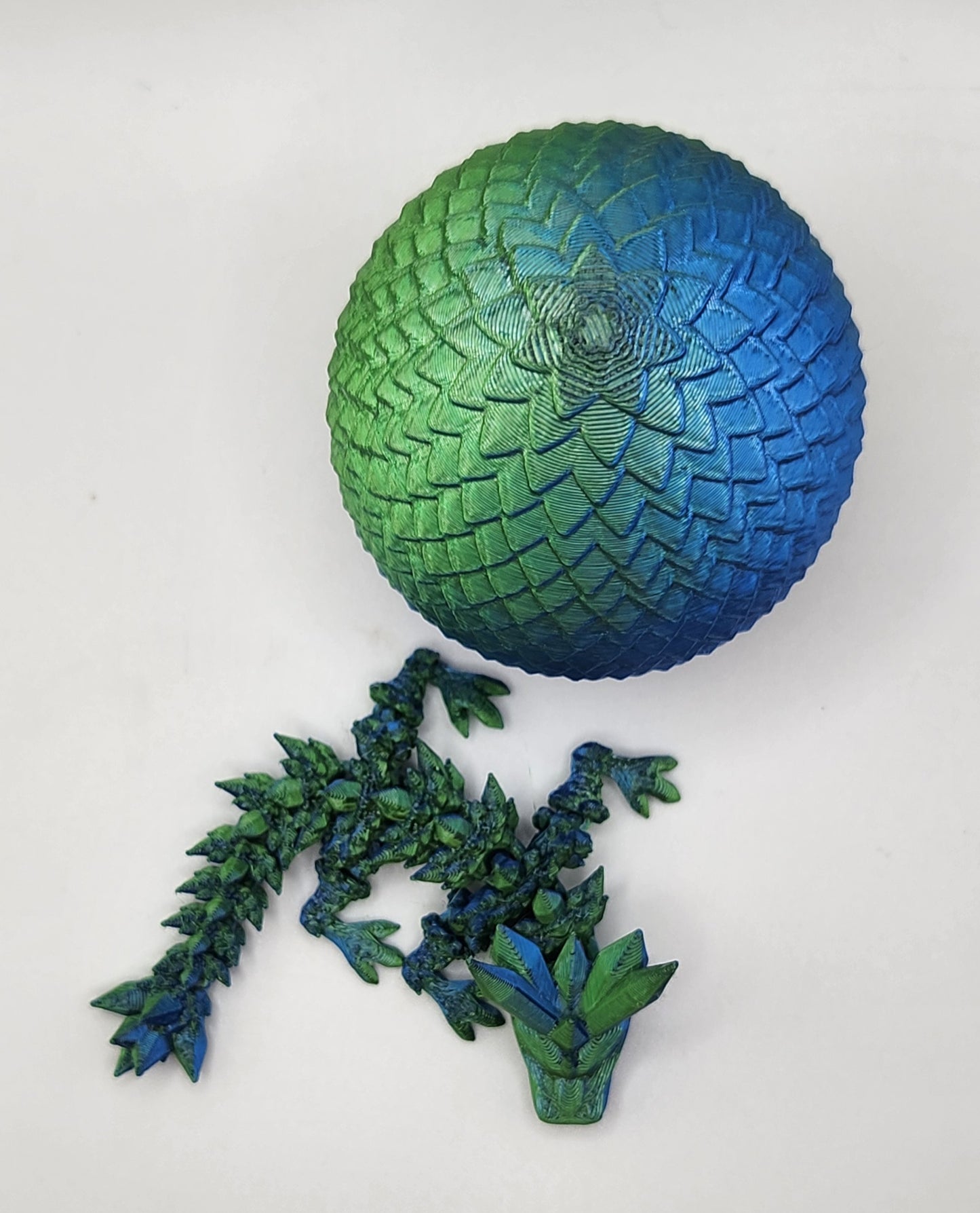 3D Medium Dragon with Egg - Wiggle & Ding