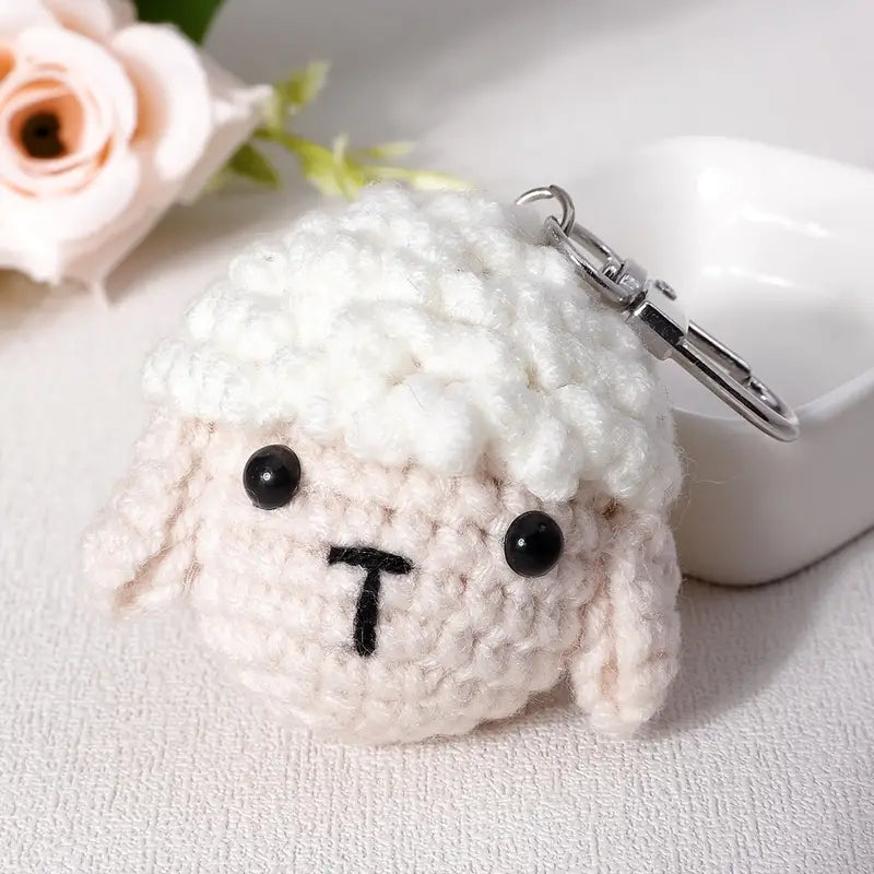 Crochet keyrings - Wiggle & Ding