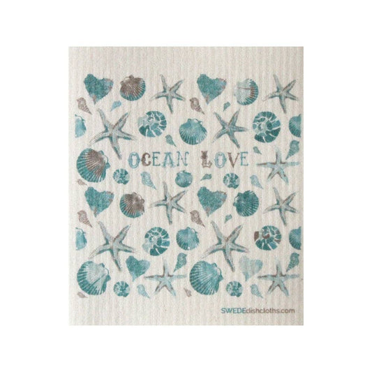 Swedish Dishcloth Ocean Love - Wiggle & Ding