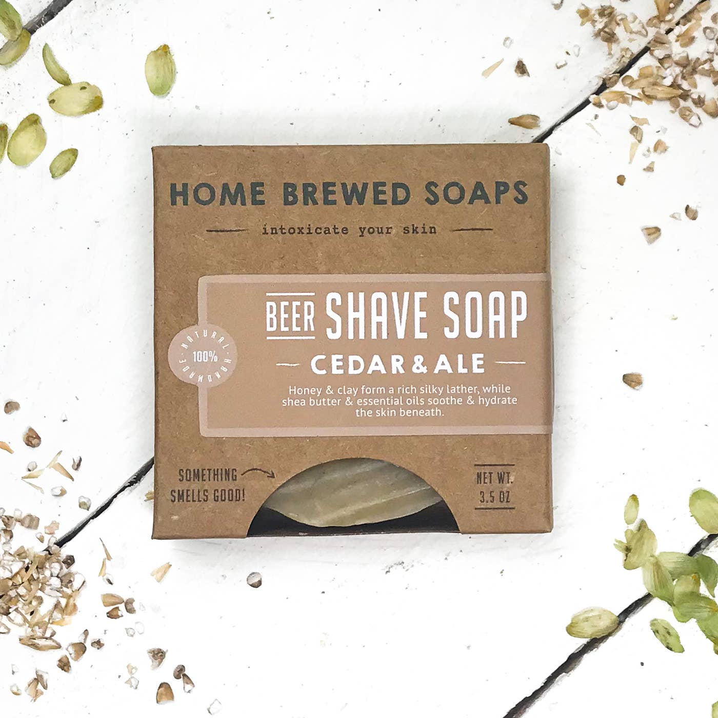 Cedar & Ale Beer Shaving Soap - Wiggle & Ding