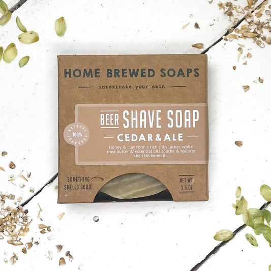 Cedar & Ale Beer Shaving Soap - Wiggle & Ding
