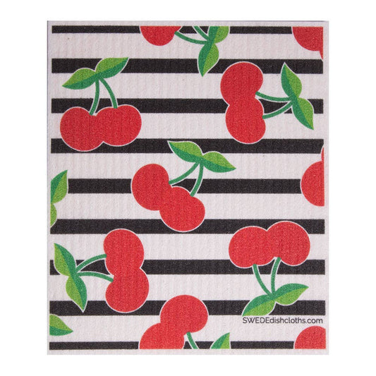 Swedish Dishcloth Cherry Collage - Wiggle & Ding